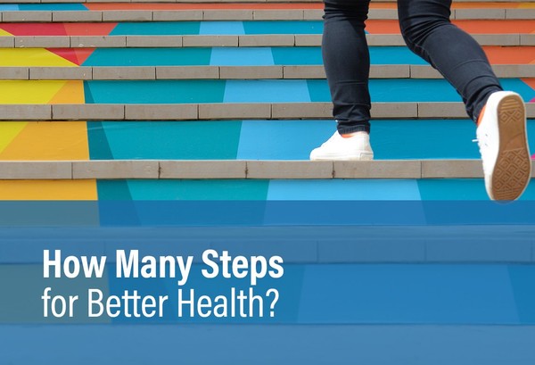 How many steps for better health?