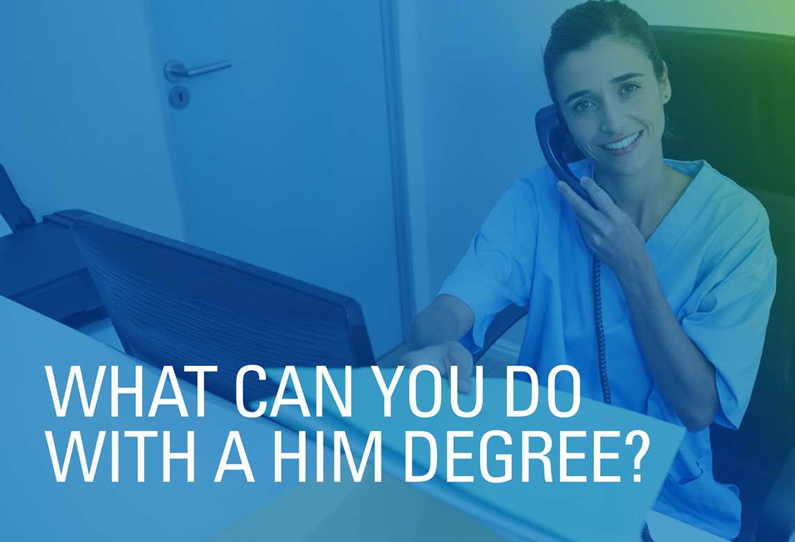 What Can You Do with a Health Information Management Degree?